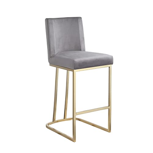 Velvet Barstools for Dining Room