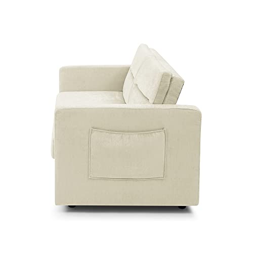 Multifunctional Velvet Sofa Bed for Living Room, Guest Room, Apartment