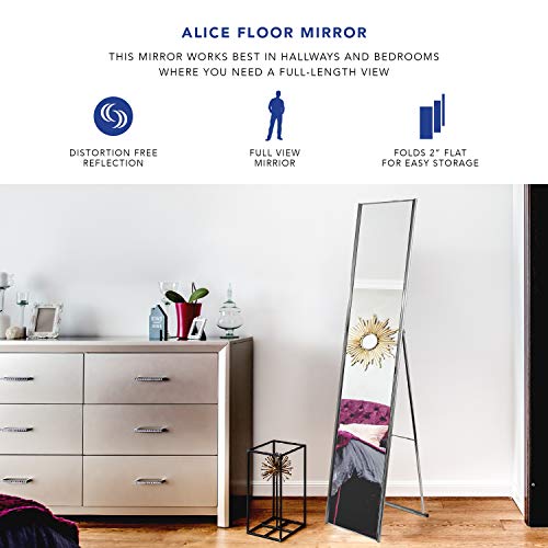 LUCIE BOUTIQUES Alice Simple, Modern Full Length Folding Mirror