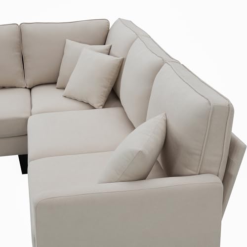 Contemporary Sectional Sofa for Living Room, Bedroom