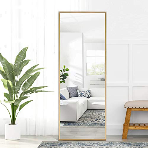 Elevens Full Length Wall Mirror - Gold