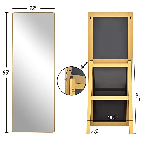 Pexfix Full Length Mirror Gold