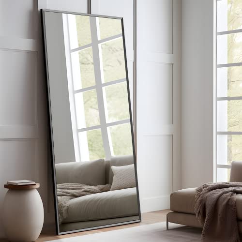 NeuType Full Length Bedroom Mirror, Black