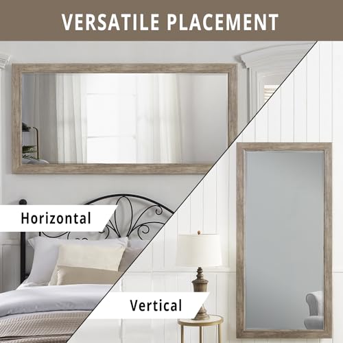 Naomi Home Rustic Floor Mirror for Homes