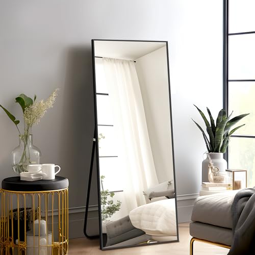 Floor Mirror with Stand for Bedroom, Living Room & Dressing Room