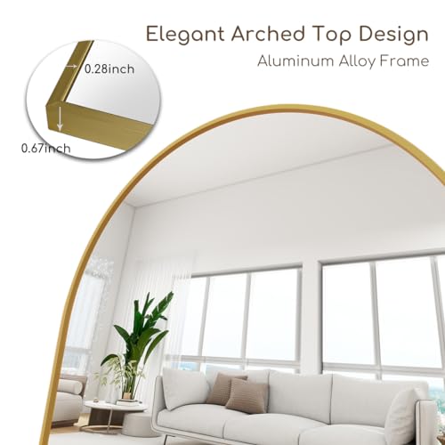 Modern Full Body Mirror with Stand