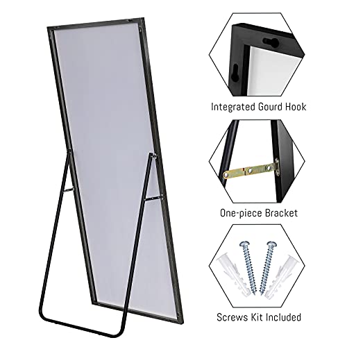 NeuType Full Length Bedroom Mirror, Black