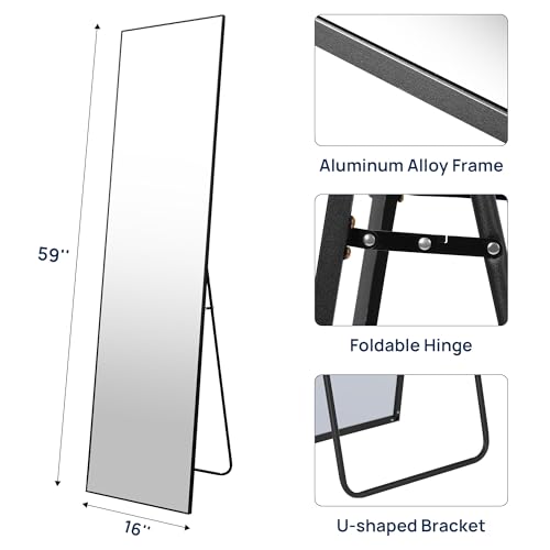 Premium Full Length Mirror with Stand