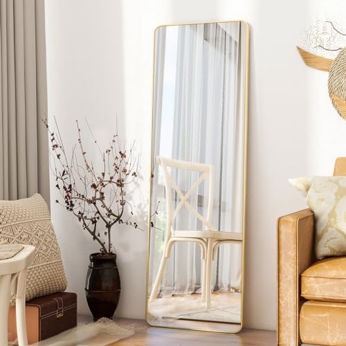 LUCIE BOUTIQUES Floor Mirror, 59x16 Full Length Mirror for Bedroom, Bathroom and Living Room