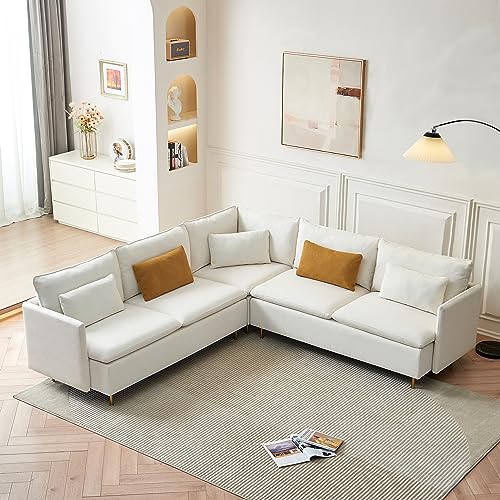Contemporary Tufted Upholstered Sofa for Living Room, Apartment, Office