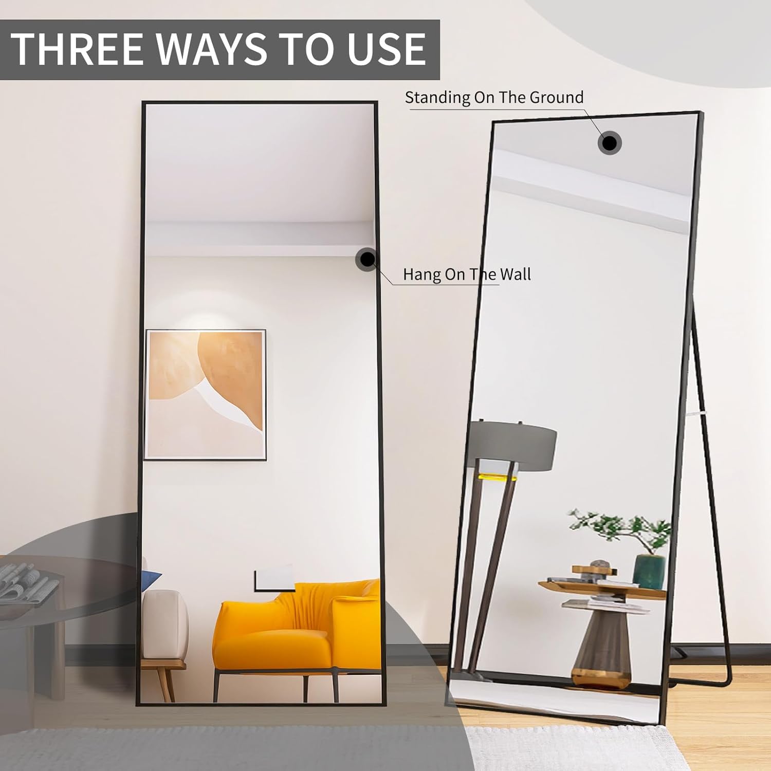 LFT HUIMEI2Y Full Length Mirror for Living Room, Bedroom