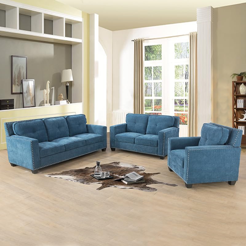 LUCIE BOUTIQUES Sectional Couches Set for Fathi