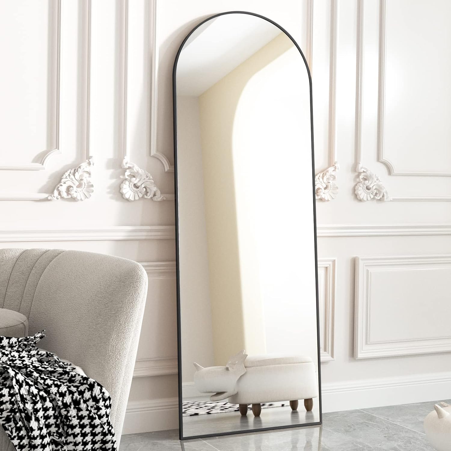 Arched Full Length Mirror for Living Room, Bedroom, Cloakroom