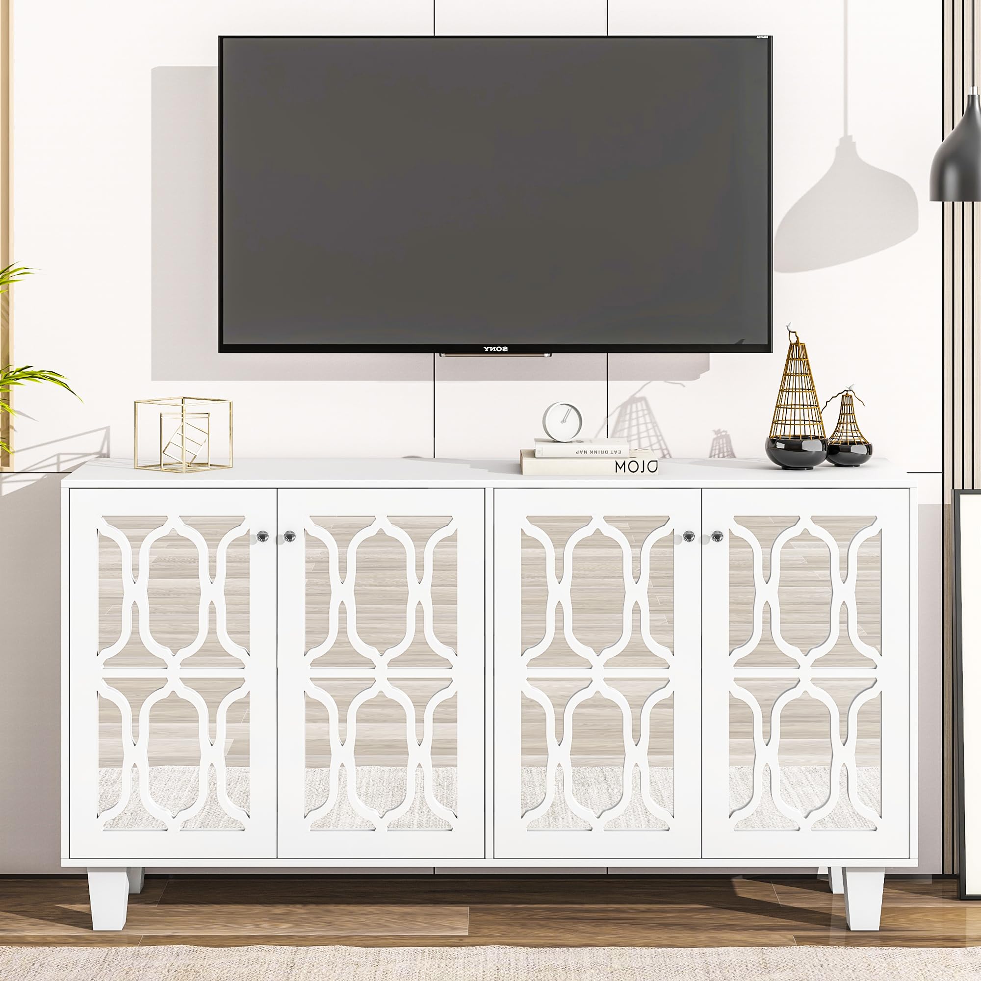 Modern TV Media Console for 65 Inch TV