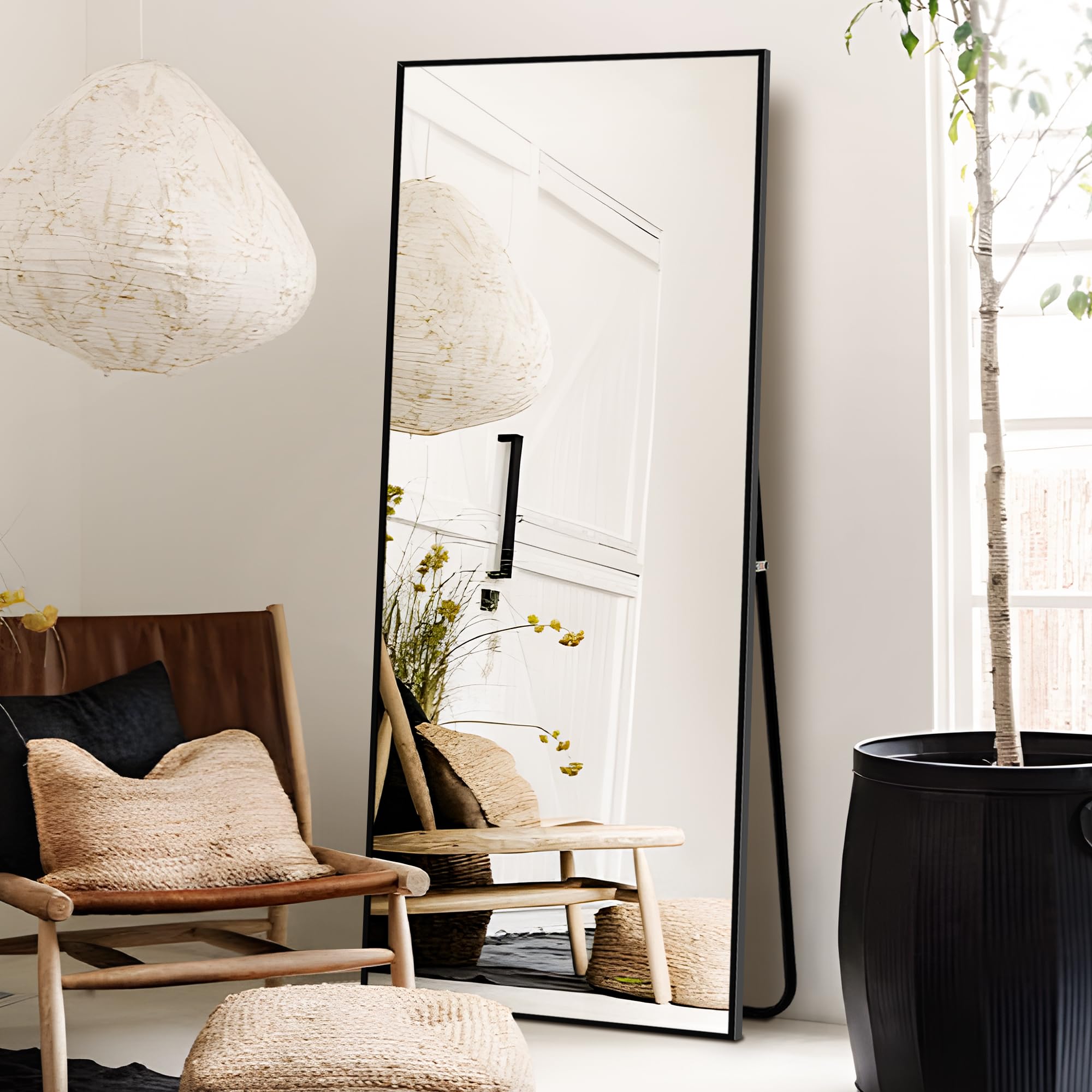 LUCIE BOUTIQUES Full Length Mirror for Bedroom, Living Room, Dressing Room